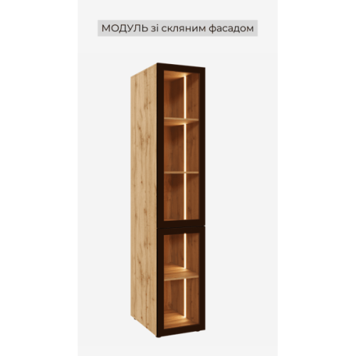 Модульна система Спейс Модуль зі скляним фасадом 400*2400 
