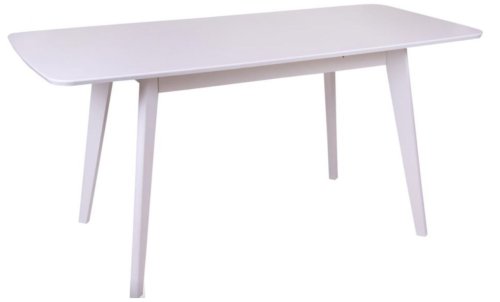 Стол кухонный Белый раскладной Модерн БУК+МДФ 120(160)х75 СО-293.3 